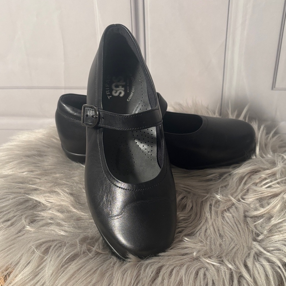 Tripad SAS Maria Women’s Black Mary Jane Shoes Size 5.5